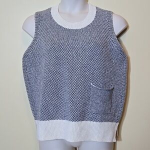 Zacket & Plover Merino Wool Blend Sweater Vest Size Large Preppy Stealth Wealth